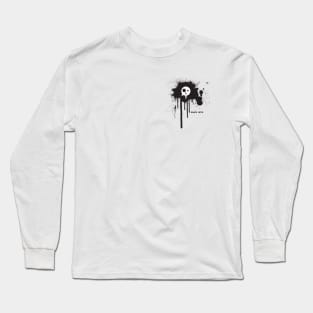 Splattered face Long Sleeve T-Shirt